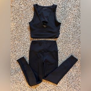 Joah Brown top and leggings set